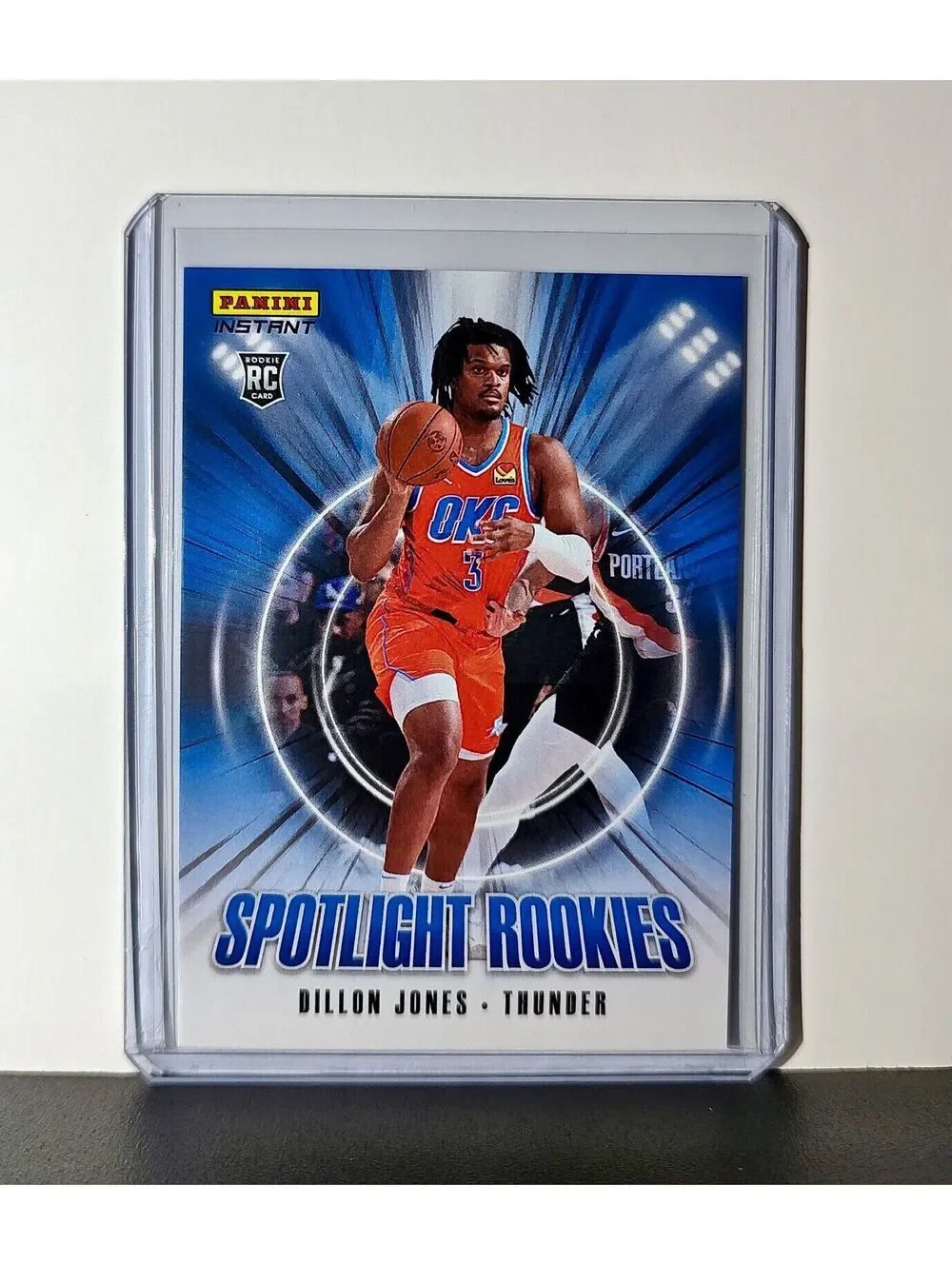 Dillon Jones Rookie 2024-25 Panini Spotlight Rookies NBA #25 Thunder 1 of 170